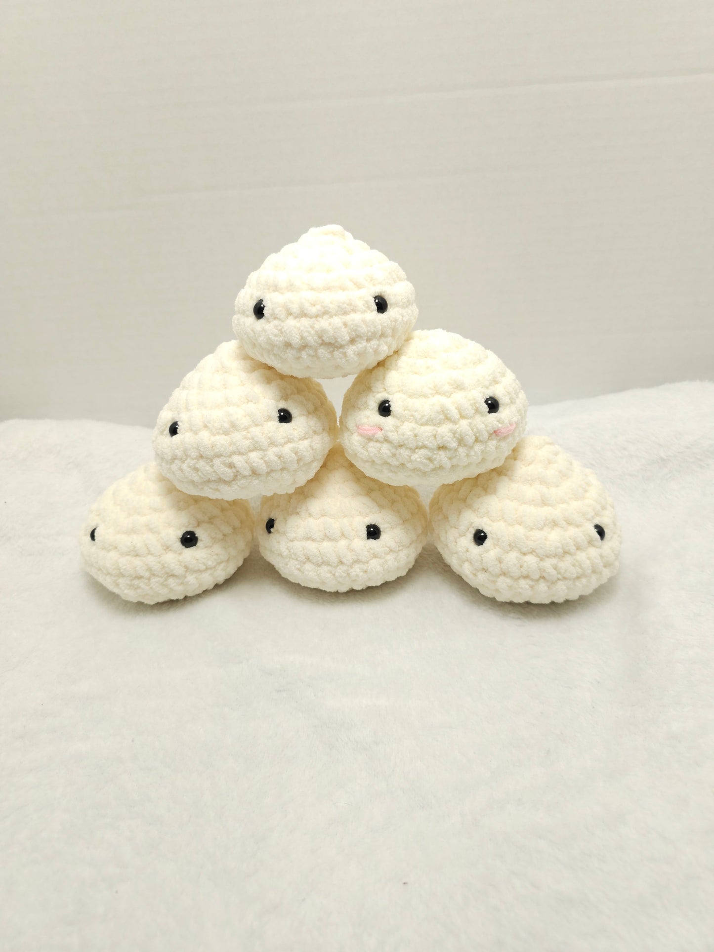 Crochet, Dumpling, Bao, Crochet Dumpling, Office Decor, House Decor